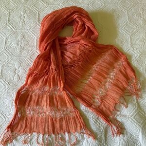 Pretty orange scarf